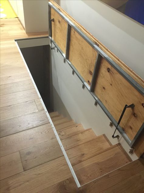 New hidden attic stairs trap door Ideas