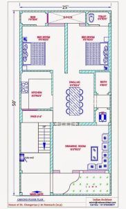 Popular Homely Design 13 Duplex House Plans For 30X50 Site East Facing House Map Design 25*50 Ground Floor Photo – House Floor Plan Ideas