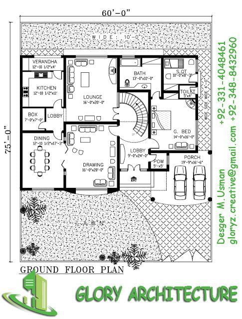 1 kanal modern rawalpindi house plan, 2 kanal modern islamabad house plan, 3 kan… – Best Dream ideas