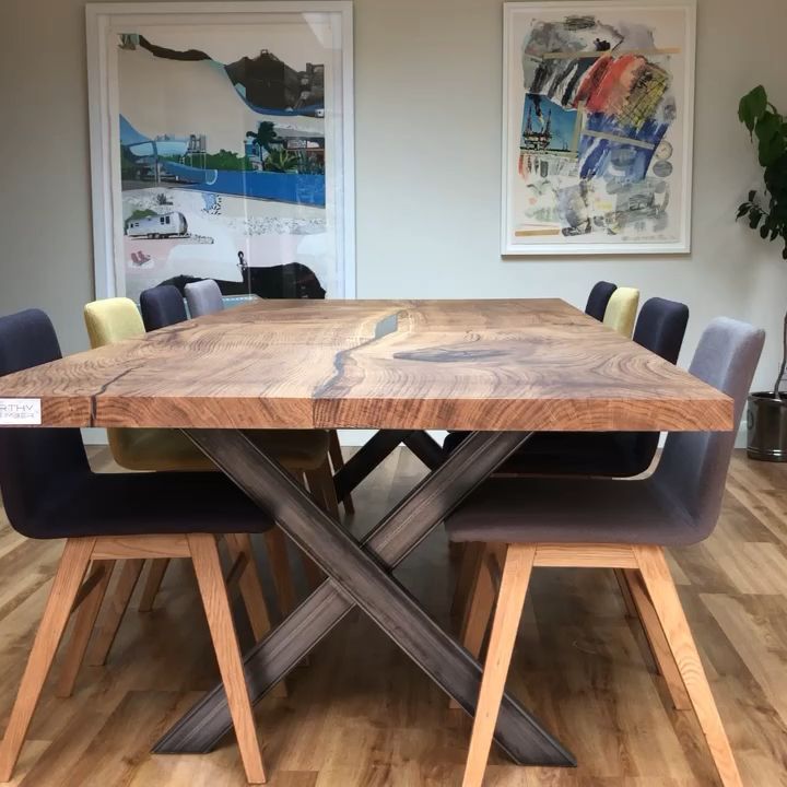 English Oak Dining Table by Earthy Timber UK