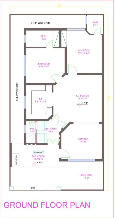 42 Trendy House Design Plans Pakistan