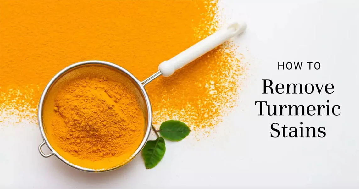 How to Remove Turmeric Stains in the Home