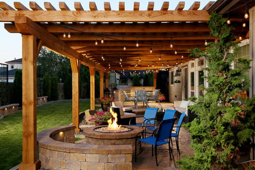 Defined Outdoor Living Spaces