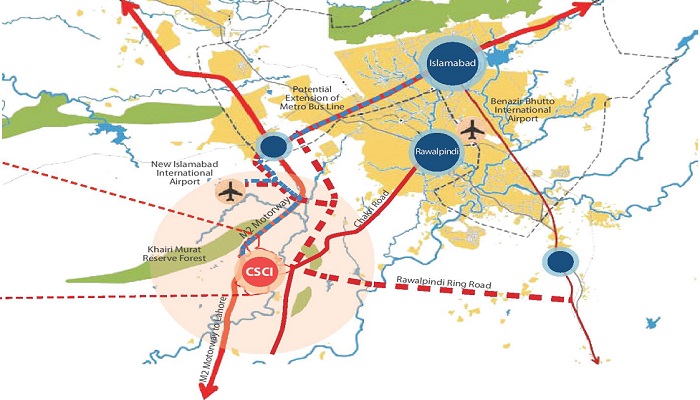 Capital Smart City Location Map