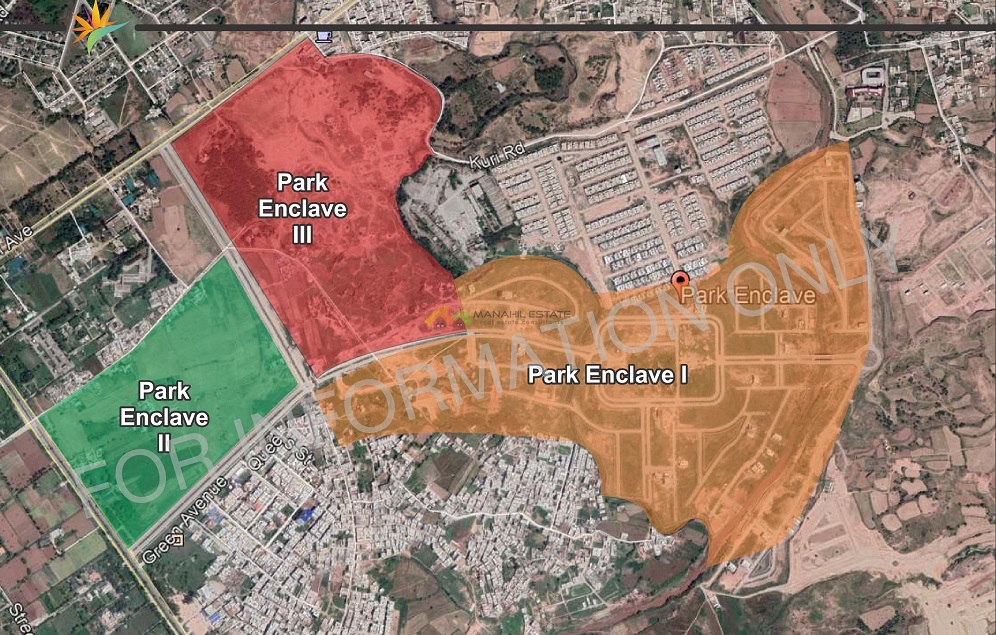 Park Enclave Phase 1 2 3 Location Map
