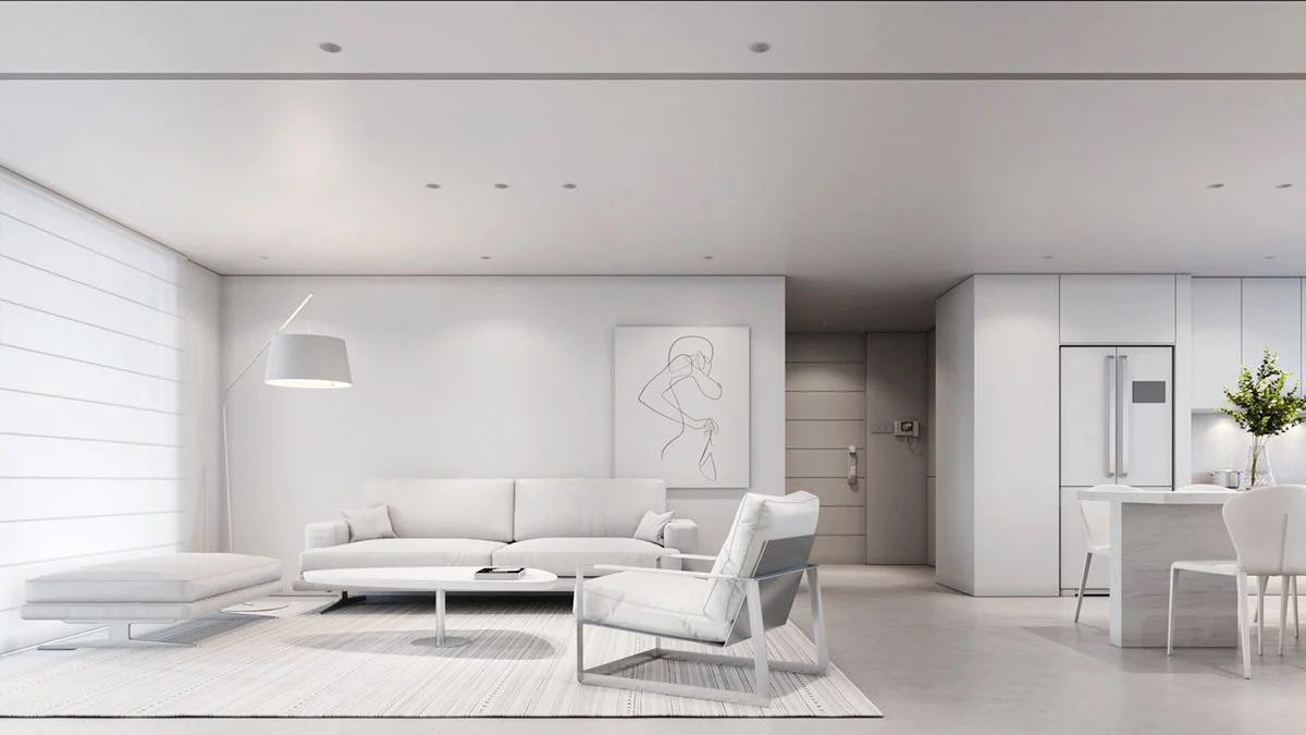 Crafting-Cool-Clarity-With-All-White-Interiors