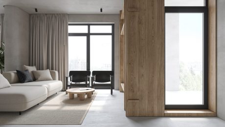 Minimising-Interior-Fuss-With-Microcement-Industrial-Decor Minimising-Interior-Fuss-With-Microcement-Industrial-Decor
