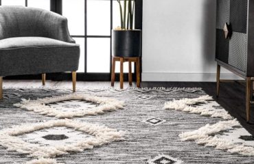 large-black-area-rugs-for-sale-online-modern-floor-ideas-moroccan-tufted-diamonds-with-striated-greyscale-coloration-oversized-kilim-with-tassel-fringe-nordic-600×600