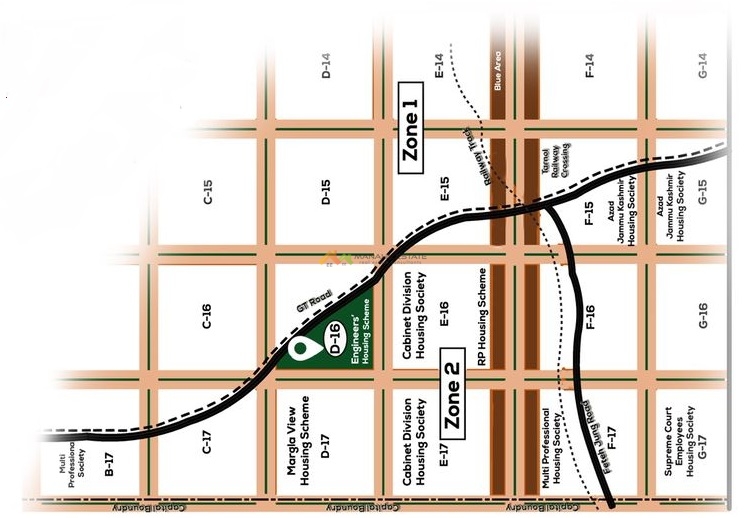 D16 Location Map