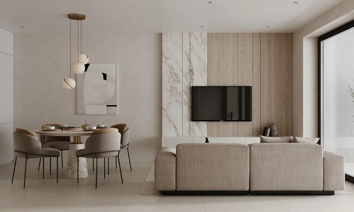 Clean-cut-White-Marble-and-Wood-Accent-Interiors Clean-cut-White-Marble-and-Wood-Accent-Interiors