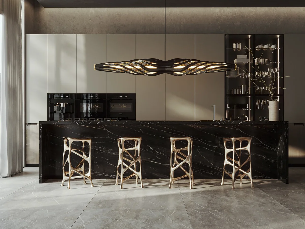 Gold-Kitchens-With-Tips-And-Accessories-To-Help-You