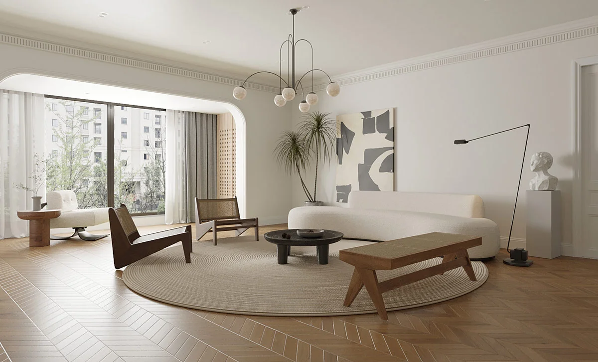 Mid-Century-Modern-Interiors-Spiced-With-Asian-Influence