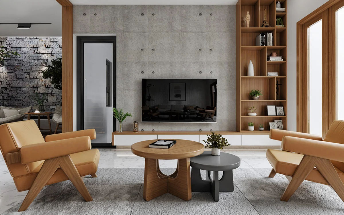 Polished-Vietnamese-Homes-With-Green-Spaces-Inside