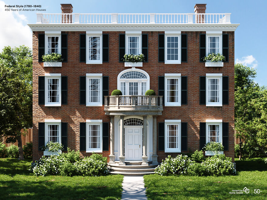 Designers Visualize The Same American House In 10 Different Styles From The Last Five Centuries