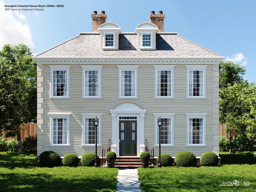 Designers Visualize The Same American House In 10 Different Styles From The Last Five Centuries