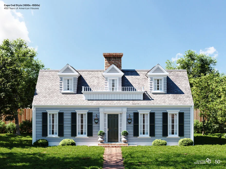 Designers Visualize The Same American House In 10 Different Styles From The Last Five Centuries Designers Visualize The Same American House In 10 Different Styles From The Last Five Centuries