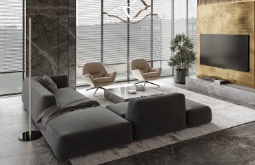 Soft-Upholstery-Stone-And-Gold-Adorn-These-Gorgeous-Apartments Soft-Upholstery-Stone-And-Gold-Adorn