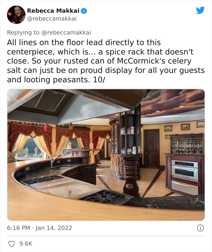 Woman On Twitter Shows Major Interior Design Flaws Of This Castle That Costs $60M