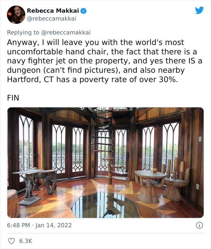 Woman On Twitter Shows Major Interior Design Flaws Of This Castle That Costs $60M