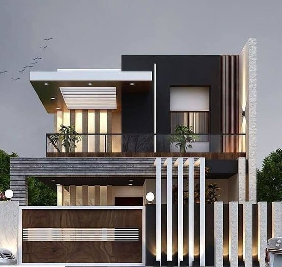 Sleek Design for 5 Marla Corner House in Pakistan