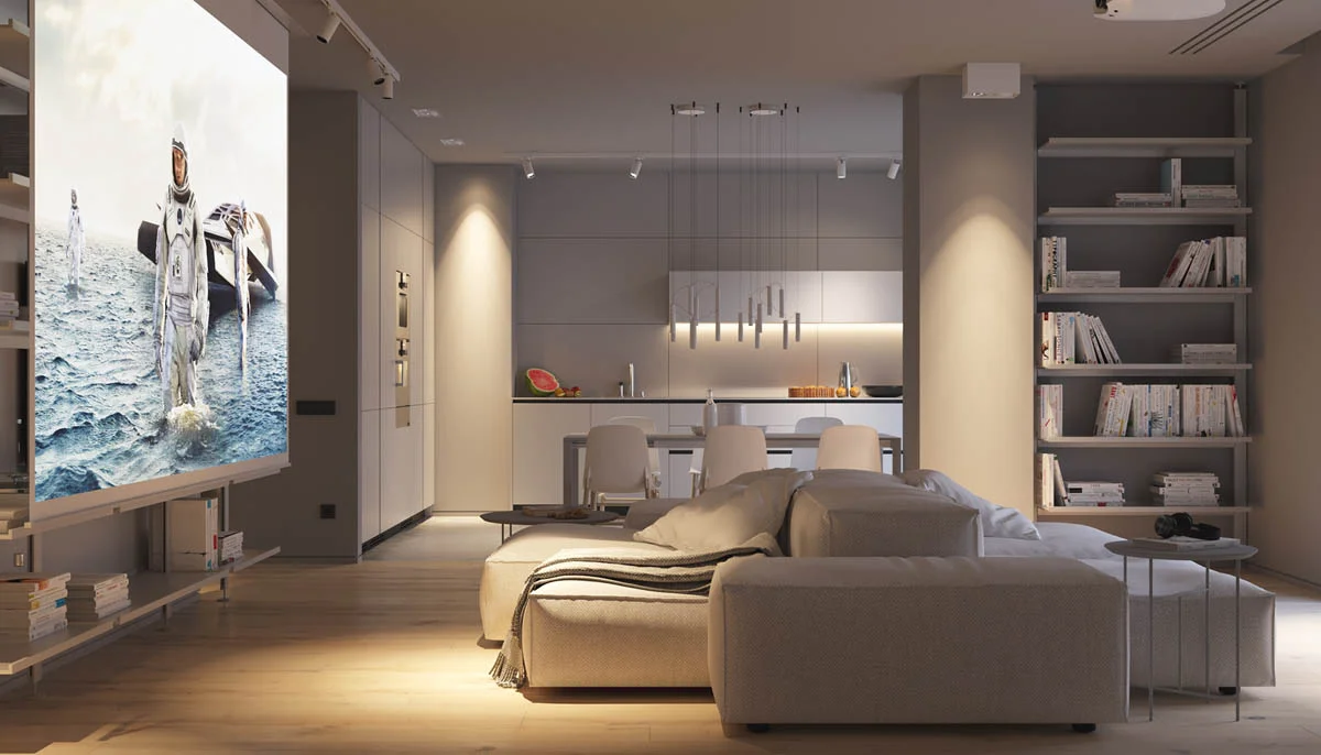 Living-Room-Projector-Ideas-That-Beat-The-Movie-Theatre