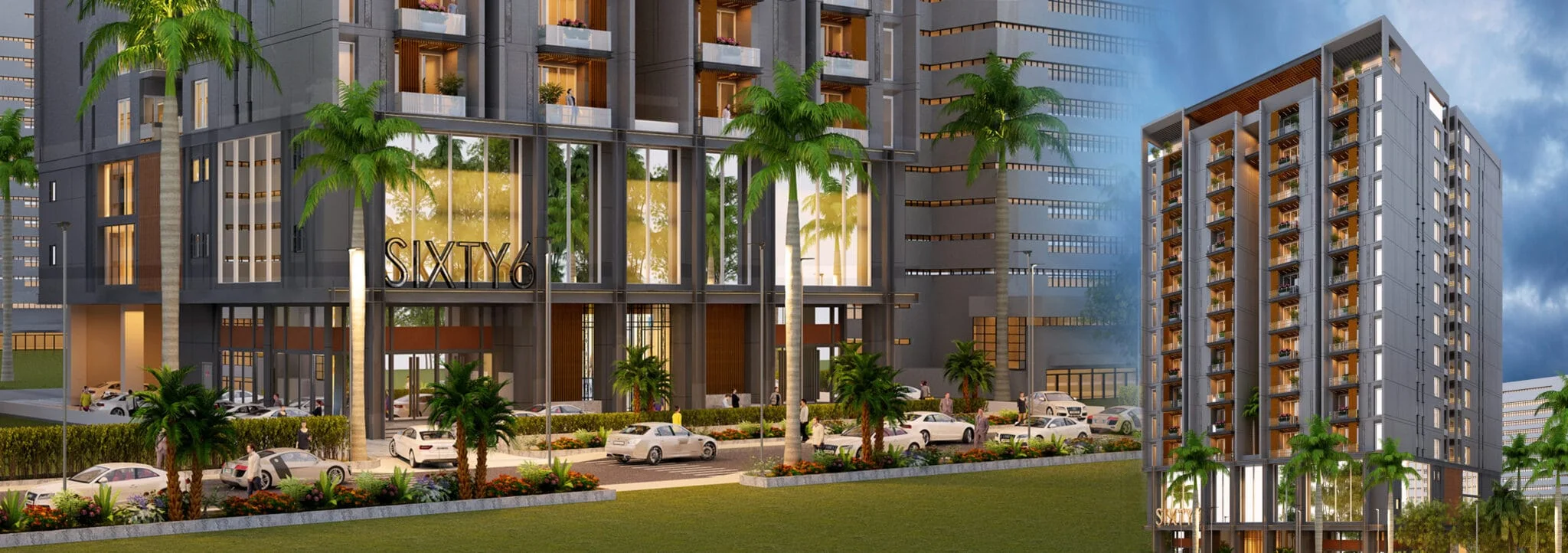 A-Rental-SMART-building-Sixty6-Gulberg-serviced-apartments-Lahore