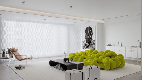 Minimalist-White-Interiors-With-Unique-Furniture-Designs