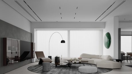 Colouring-Modern-Interiors-With-Green-and-Red-Accents Colouring-Modern-Interiors-With-Green-and-Red-Accents