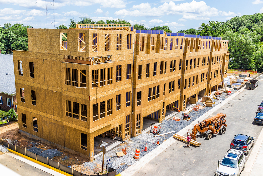 A building under construction