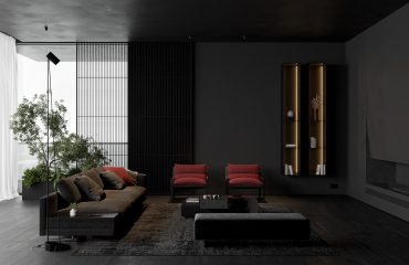 Dark-and-Mysterious-Interior-With-Red-Accents Dark-and-Mysterious-Interior-With-Red-Accents