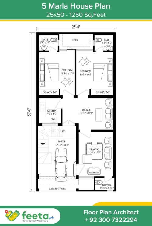 5-marla-house-plans