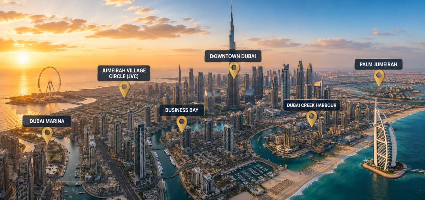 Best Areas to Invest in Dubai This Year