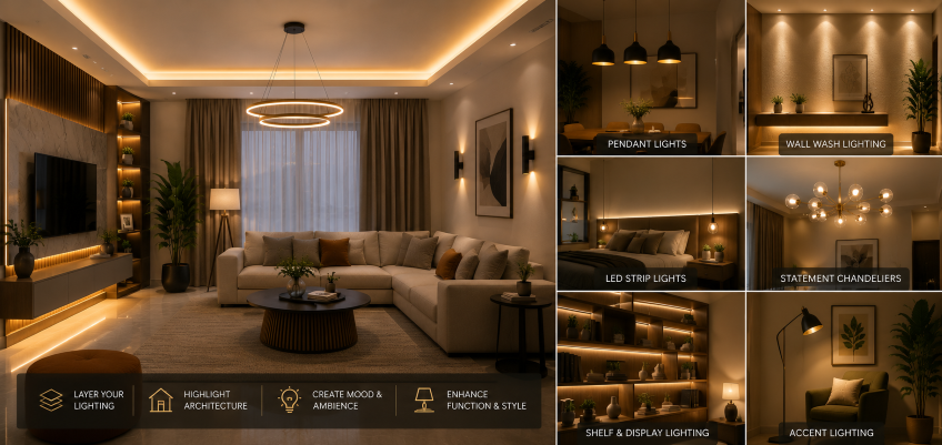 Creative Lighting Ideas That Transform Interiors