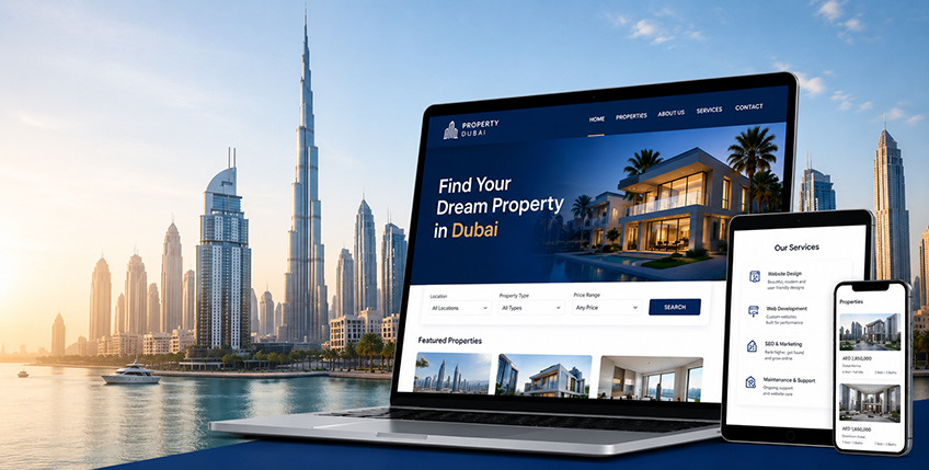 Real Estate Web Design Companies in Dubai 2024