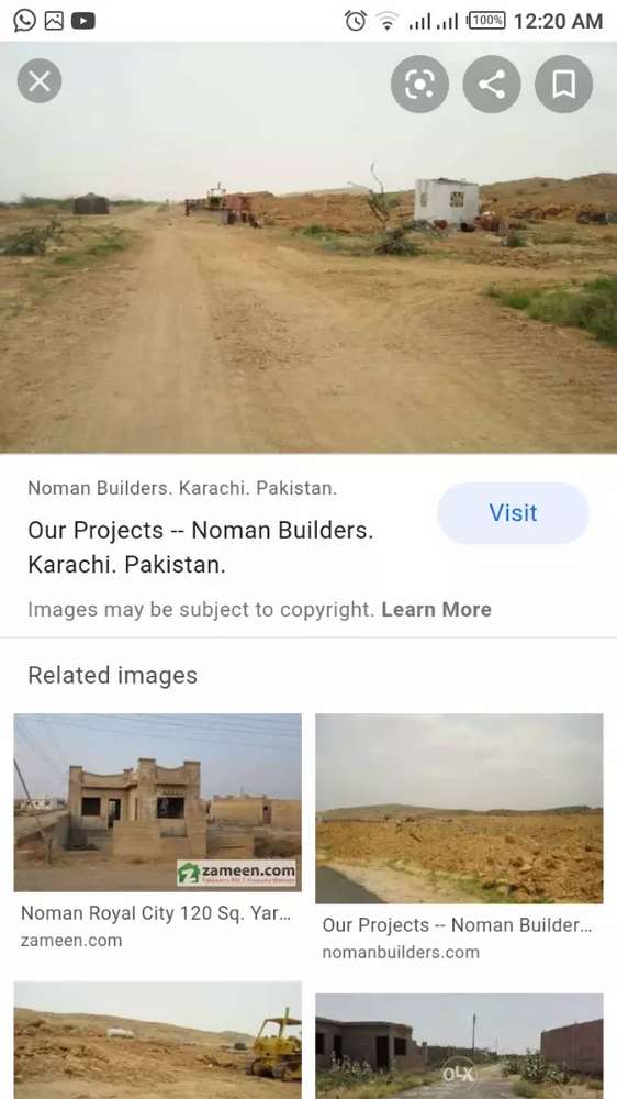Noman royal city plot Karachi Tahir Villa ID21472