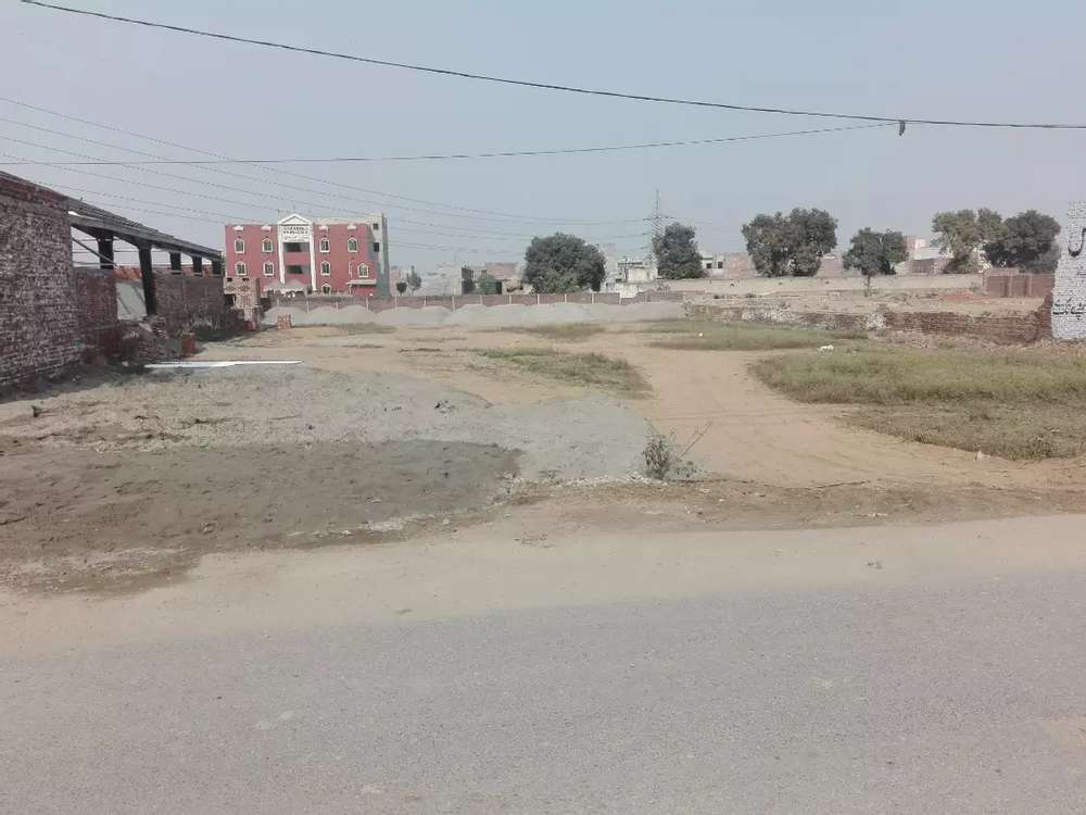8 kanal commercial plot for sale on main GT road manwan Lahore