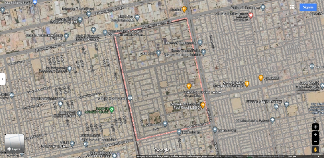 Sale for Commercial Plot Karachi P & T Colony ID95353