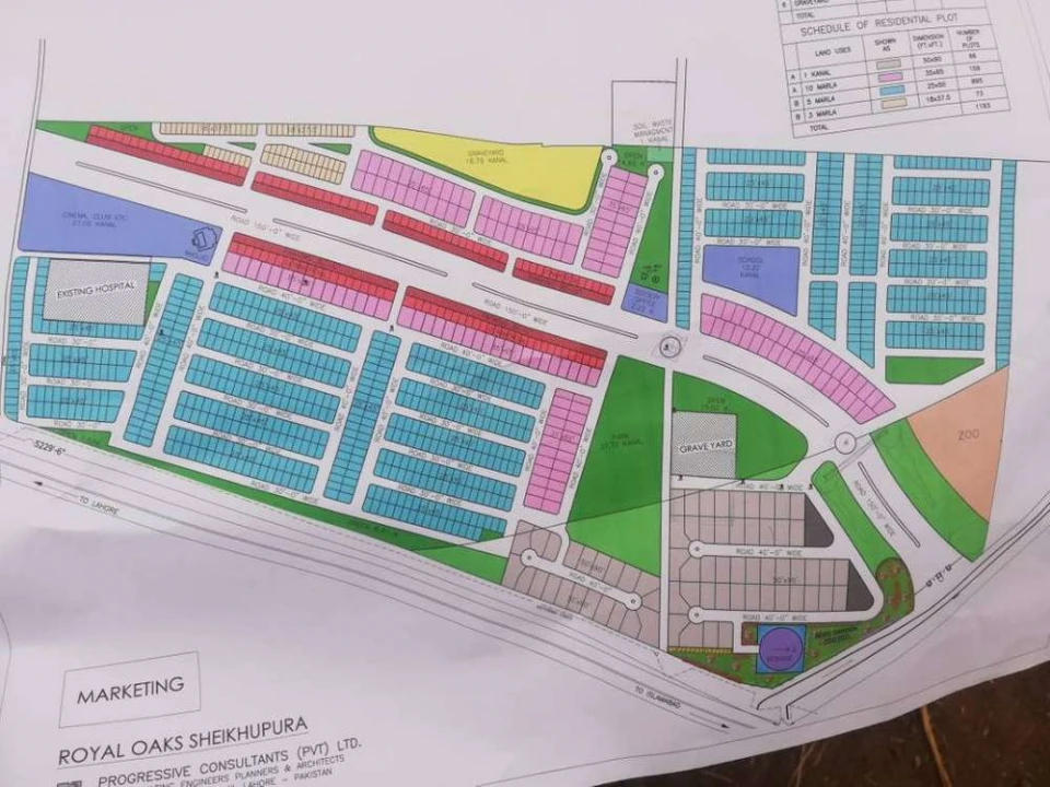 Residential Plot 5 marla For Easy Installment Jandiala-SheikhupuraRoad