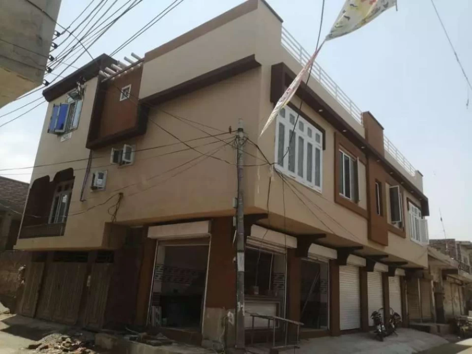 7 Marla House with Commercial Shops