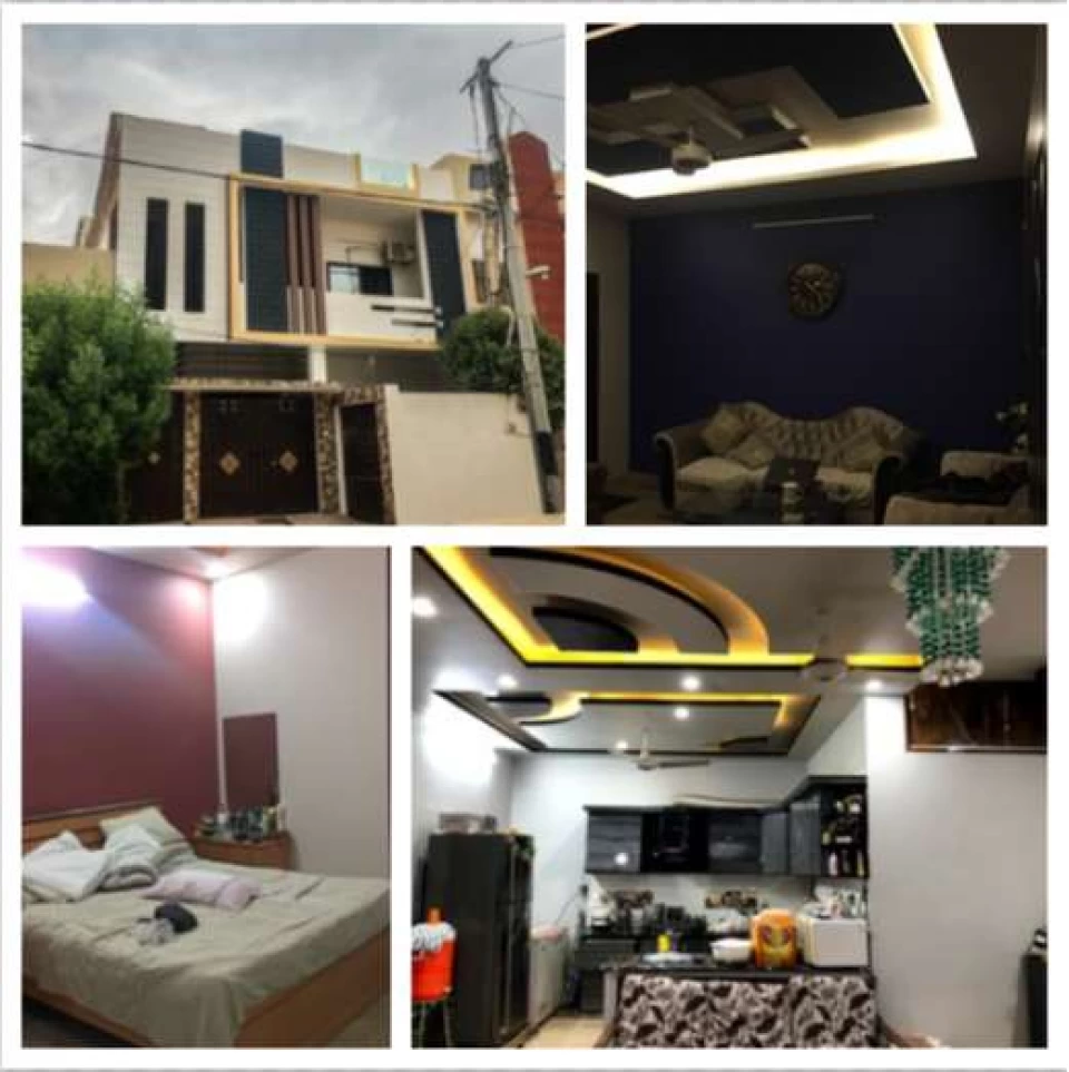 Brand new - west open - 1st floor - portion for rent - latifabad 7 b