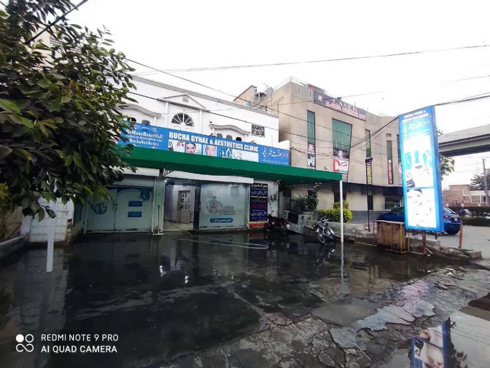 Upper portion of dr iffat bucha clinic for academy, office godam