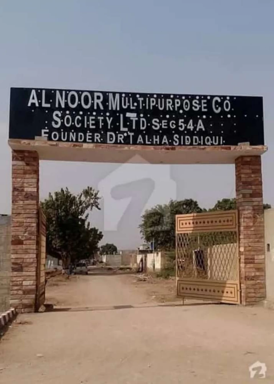 Al Noor Society Karachi Map 128 Sq Yd Corner Scheme 33 Al Noor Multipurpose Society Karachi - Ahsanabad  - Id-20432