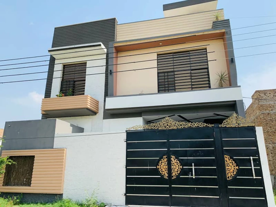7 marla newly build double portion house available for sale
