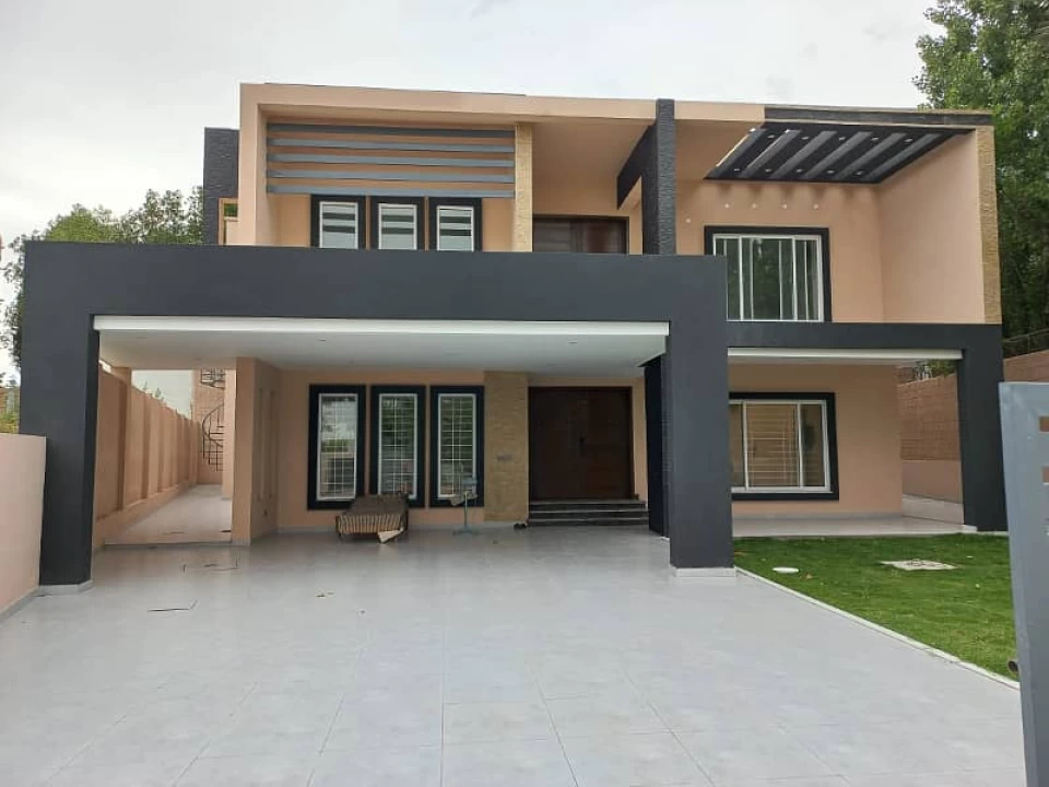 02 kanal brand new luxury house with solar system for rent .