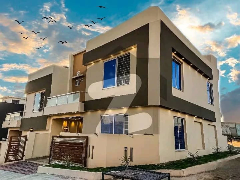 6 marla corner modern house in bahria town phase 8 for sale at top location